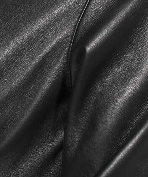 レザークルーネックブルゾン （その他アウター）｜＊＊allureville