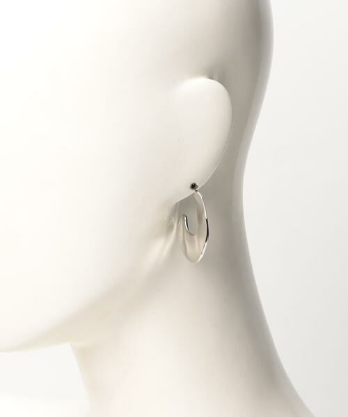 ＊＊allureville / アルアバイル ピアス・イヤリング | メタルプレートフープピアス | 詳細2