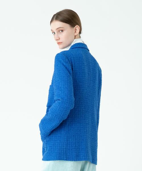 セール】 カラーツイード4ポケットジャケット （テーラードジャケット