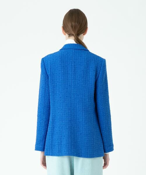 セール】 カラーツイード4ポケットジャケット （テーラードジャケット