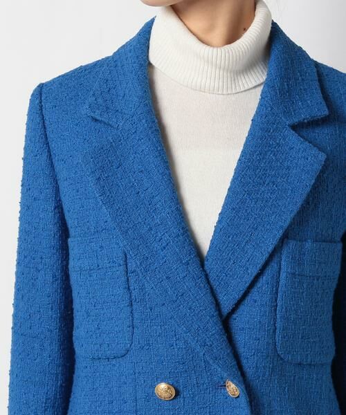 セール】 カラーツイード4ポケットジャケット （テーラードジャケット