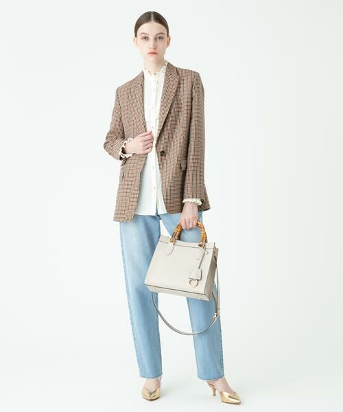 セール】 リオペルチェック1Bテーラードジャケット （テーラード