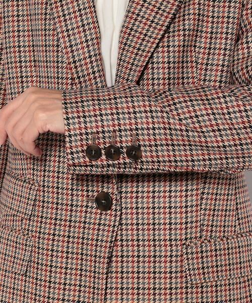 セール】 リオペルチェック1Bテーラードジャケット （テーラード