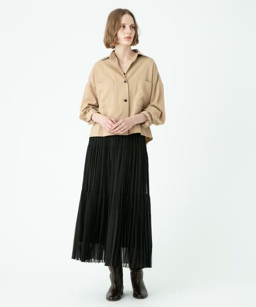 ＊＊allureville / アルアバイル スカート | ソフトオーガンザティアードスカート | 詳細1