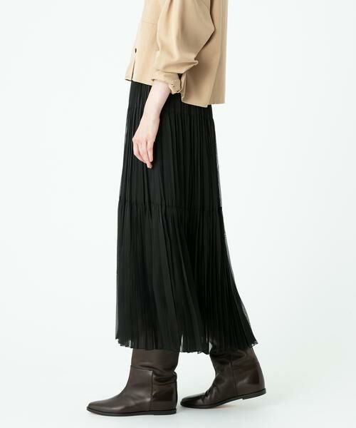 ＊＊allureville / アルアバイル スカート | ソフトオーガンザティアードスカート | 詳細2