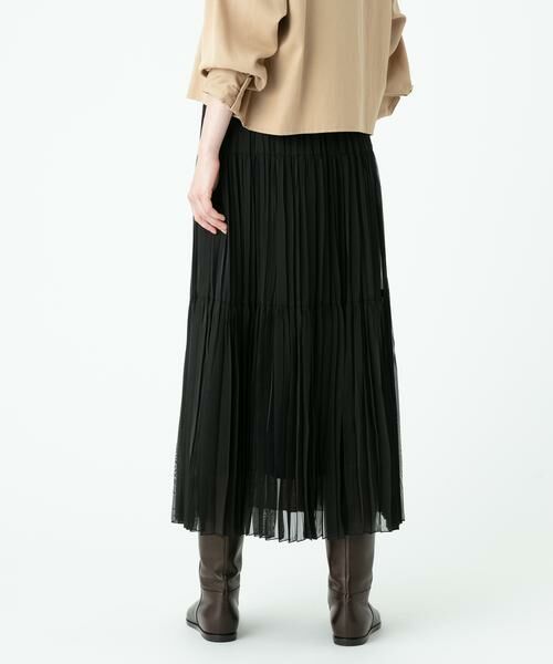 ＊＊allureville / アルアバイル スカート | ソフトオーガンザティアードスカート | 詳細3