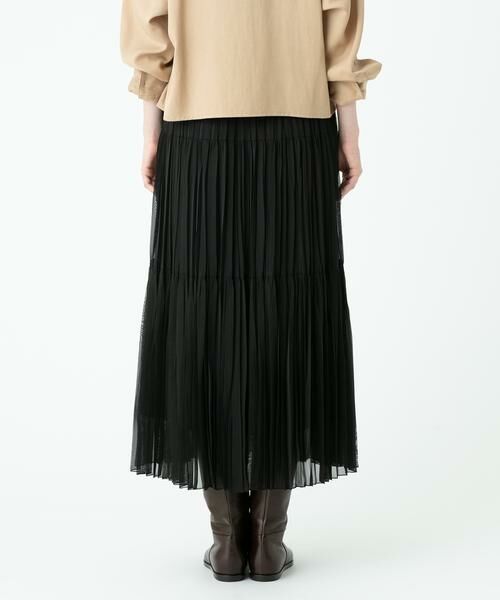 ＊＊allureville / アルアバイル スカート | ソフトオーガンザティアードスカート | 詳細4