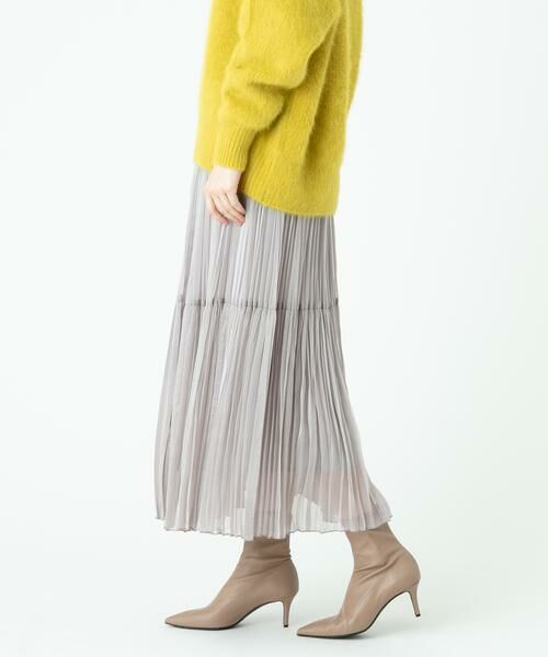 ＊＊allureville / アルアバイル スカート | ソフトオーガンザティアードスカート | 詳細8