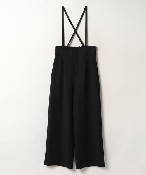 **allureville / アルアバイル サロペット・オールインワン | スキニーストラップサロペットパンツ(ブラック)