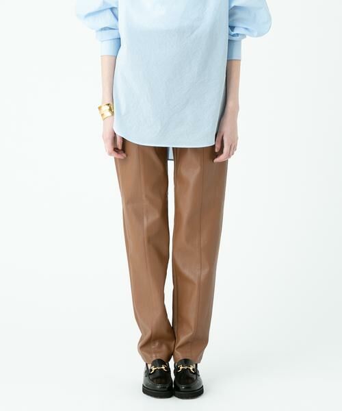 ＊＊allureville / アルアバイル パンツ | フェイクレザーテーパードパンツ | 詳細8