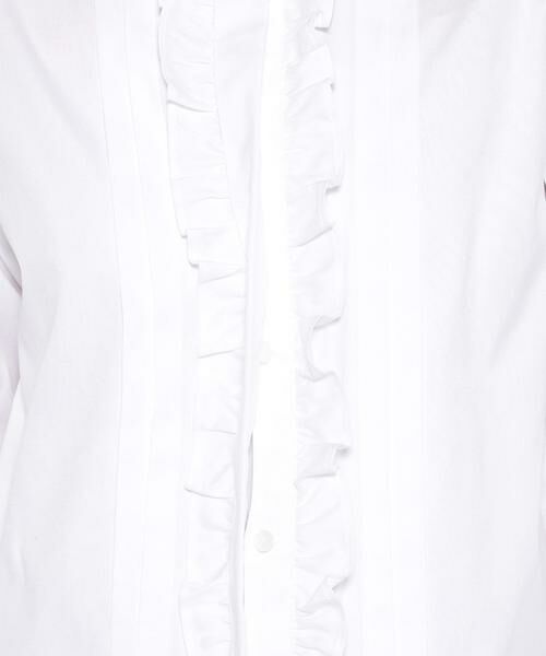 allureville⭐︎アルアバイル 2023 フリルスタンドカラー　長袖シャツ 新品】定価半額以下❣️アルアバイル オックススタンドフリル