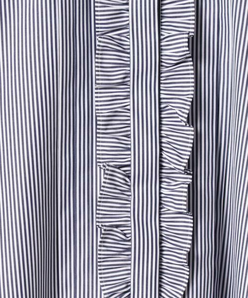 allureville アルアバイル 22SS オックススタンドフリルシャツ