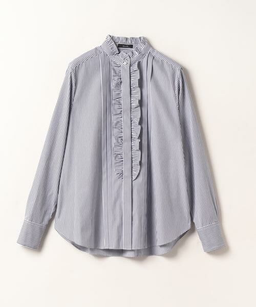 セール】 オックススタンドフリルシャツ （シャツ・ブラウス