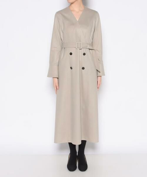 【新品・未使用】allureville★ミルドウールカシュクールワンピース 2 allureville - 【新品・未使用】allureville☆ミルドウール