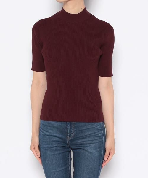 ＊＊allureville / アルアバイル ニット・セーター | 3X3リブモックネックプルオーバー | 詳細3