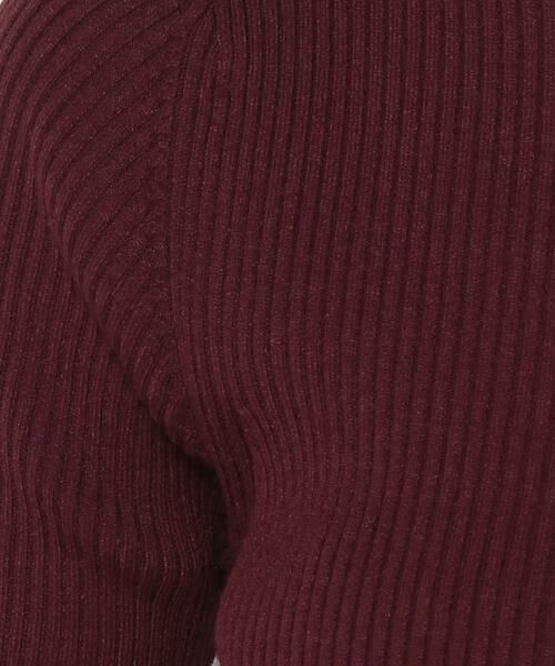 ＊＊allureville / アルアバイル ニット・セーター | 3X3リブモックネックプルオーバー | 詳細7