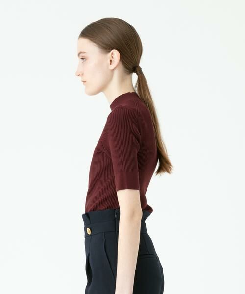 ＊＊allureville / アルアバイル ニット・セーター | 3X3リブモックネックプルオーバー | 詳細15