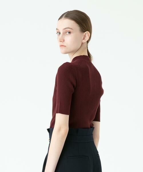 ＊＊allureville / アルアバイル ニット・セーター | 3X3リブモックネックプルオーバー | 詳細16