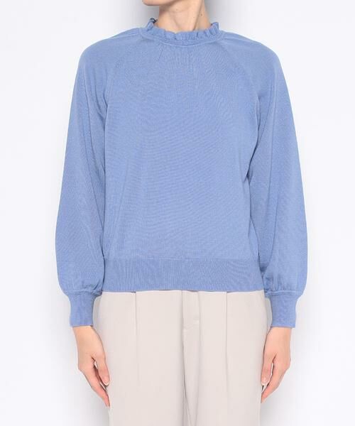 ＊＊allureville / アルアバイル ニット・セーター | スタンドフリル2WAYネックプルオーバー | 詳細1