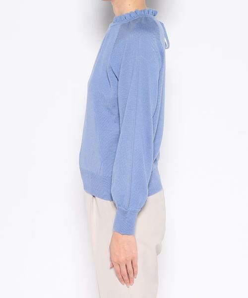 ＊＊allureville / アルアバイル ニット・セーター | スタンドフリル2WAYネックプルオーバー | 詳細2