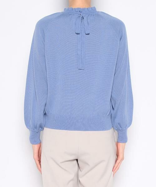 ＊＊allureville / アルアバイル ニット・セーター | スタンドフリル2WAYネックプルオーバー | 詳細3