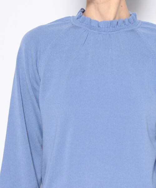 ＊＊allureville / アルアバイル ニット・セーター | スタンドフリル2WAYネックプルオーバー | 詳細4