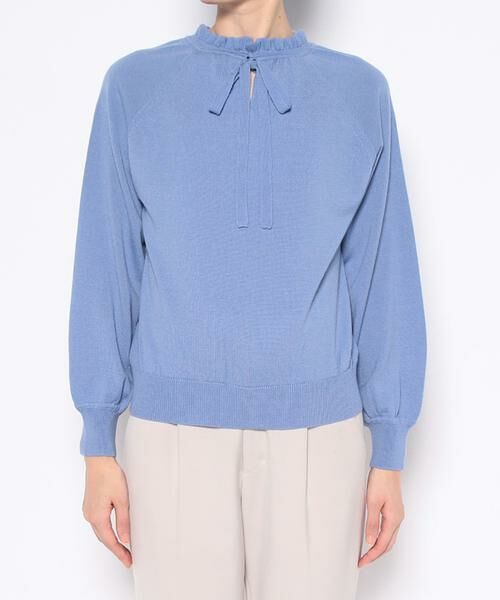 ＊＊allureville / アルアバイル ニット・セーター | スタンドフリル2WAYネックプルオーバー | 詳細6