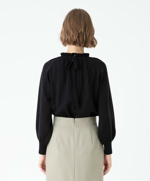 ＊＊allureville / アルアバイル ニット・セーター | スタンドフリル2WAYネックプルオーバー | 詳細14