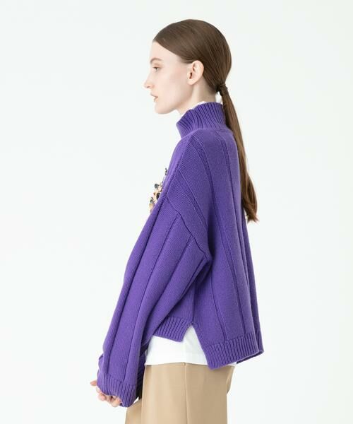 ＊＊allureville / アルアバイル ニット・セーター | ジーロンストライプミドリフプルオーバー | 詳細14