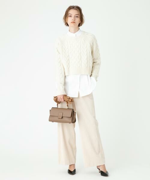 セール】 エアヤーンケーブルプルオーバー （ニット・セーター