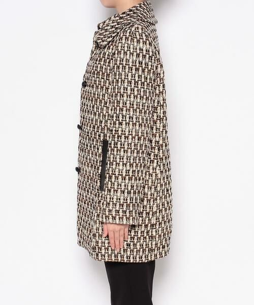 ＊＊allureville / アルアバイル ステンカラーコート | ゴールドラメツイードステンカラーコート | 詳細2