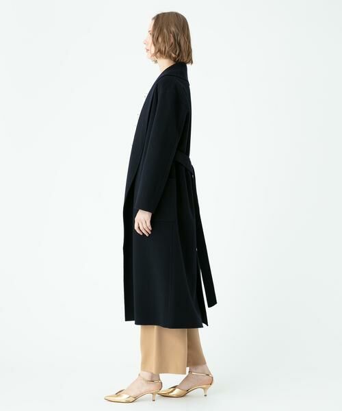セール】 カシミヤ混リバーショールカラーコート （その他アウター