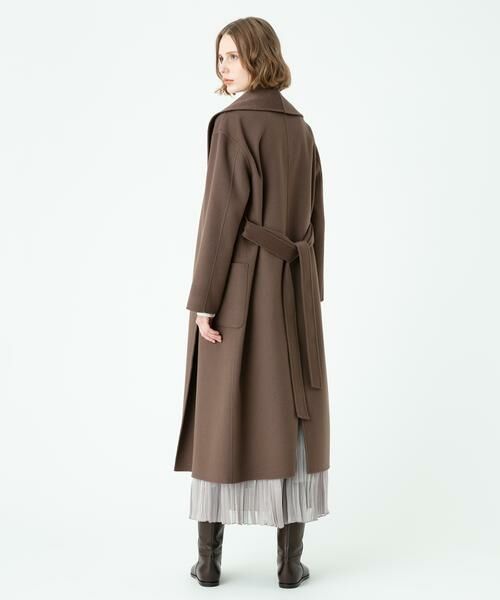 セール】 カシミヤ混リバーショールカラーコート （その他アウター