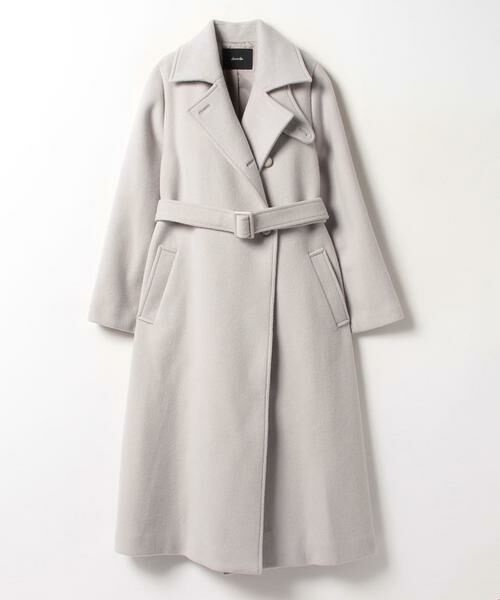 ＊＊allureville / アルアバイル その他アウター | スプリットラグランロングコート（ベージュ）