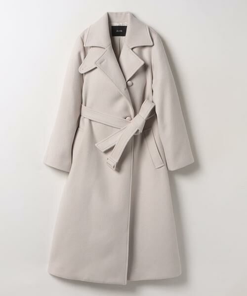 ＊＊allureville / アルアバイル その他アウター | スプリットラグランロングコート（サンドベージュ）