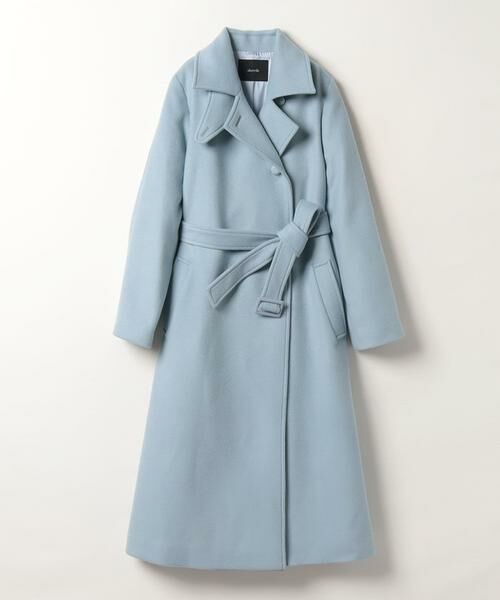 ＊＊allureville / アルアバイル その他アウター | スプリットラグランロングコート（サックス）