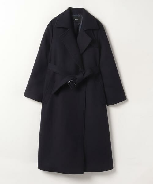 ＊＊allureville / アルアバイル その他アウター | スプリットラグランロングコート（ネイビー）