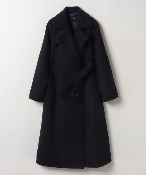 ＊＊allureville / アルアバイル その他アウター | スプリットラグランロングコート（ネイビー1）