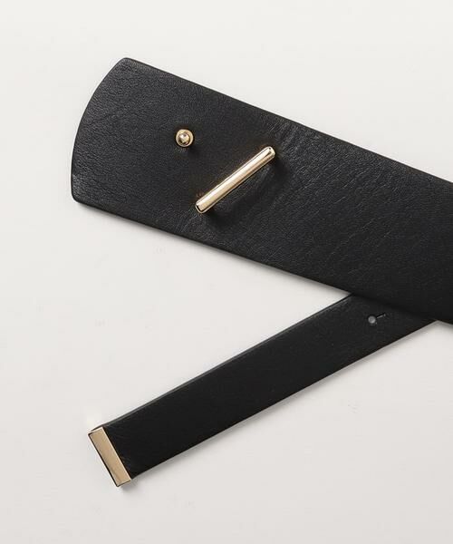 ＊＊allureville / アルアバイル ベルト・サスペンダー | レザーアシメサッシュベルト | 詳細3
