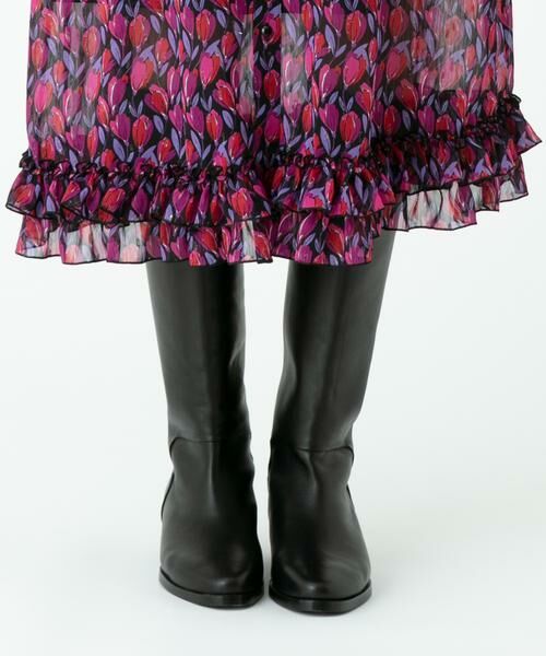 ＊＊allureville / アルアバイル ブーツ（ロング丈） | インヒールロングブーツ（ブラック）