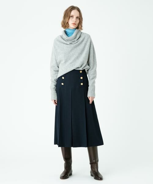 ＊＊allureville / アルアバイル スカート | ポリエステルツイルマリンスカート | 詳細10