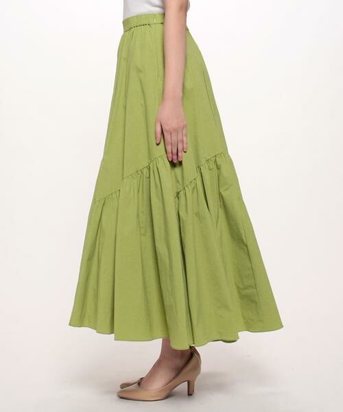 バイヤス切替ギャザースカート （スカート）｜＊＊allureville  