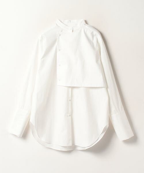 allurevilleアルアバイル　ステップヘムリネンシャツ　キャメル ここあ様専用allurevilleアルアバイル ステップヘムリネンシャツ