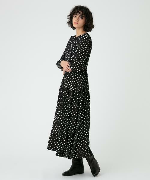 セール】 ドットティアードワンピース （ワンピース