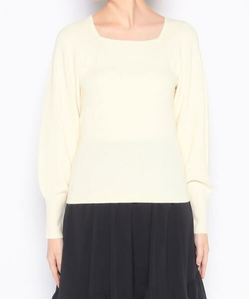 ＊＊allureville / アルアバイル ニット・セーター | スクエアデコルテプルオーバー | 詳細1