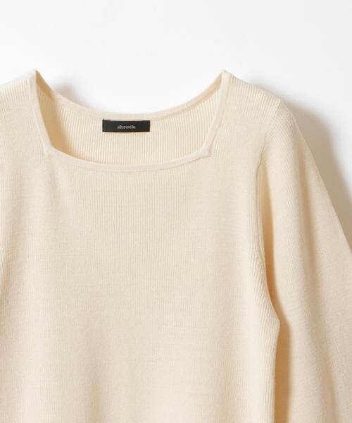 ＊＊allureville / アルアバイル ニット・セーター | スクエアデコルテプルオーバー | 詳細13