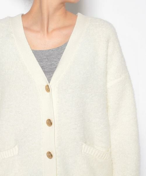 ＊＊allureville / アルアバイル カーディガン・ボレロ | ブークレーコンビカーディガン | 詳細4