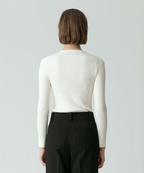 ＊＊allureville / アルアバイル カーディガン・ボレロ | 7X3リブカーディガン | 詳細10