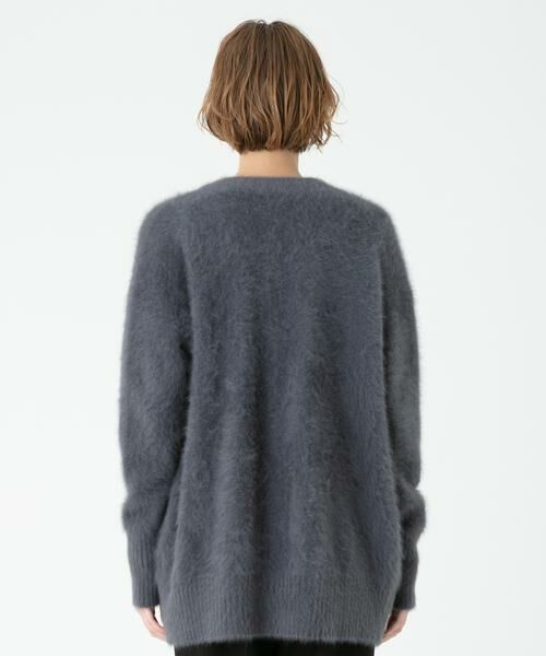 アルアバイル　ウールカシミヤ　天竺ボクシーカーディガン　イエロー セール】 WOOLLカシミヤ天竺ボクシーカーディガン