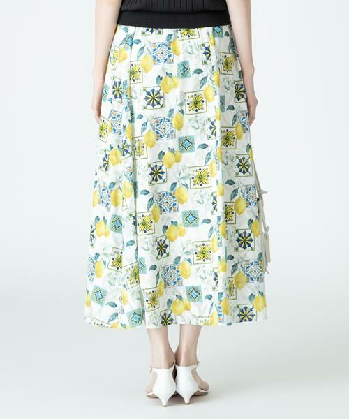 ＊＊allureville / アルアバイル スカート | レモンプリントギャザースカート | 詳細6